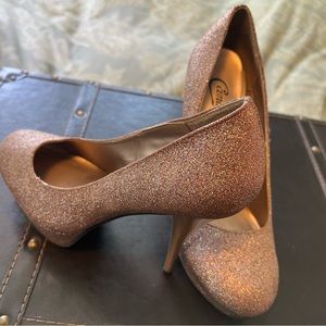 Candie’s Glitter Platform Heels